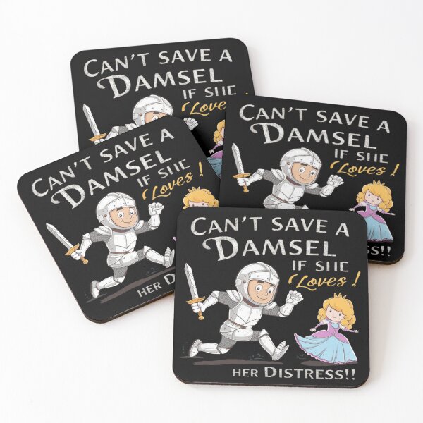 Item preview, Can't Save A Damsel If She Loves Her Distress  designed and sold by Flirt-Teez.