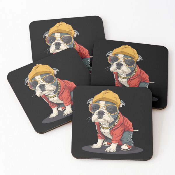 Item preview, Bad Boy Bulldog Gangster Funny Dog designed and sold by BetiOnDemand.