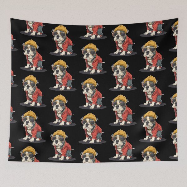 Item preview, Bad Boy Bulldog Gangster Funny Dog designed and sold by BetiOnDemand.