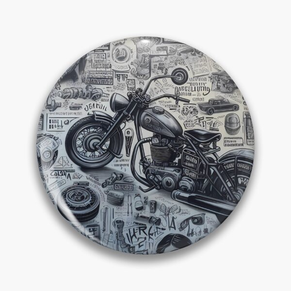 Item preview, Mechanical Dreams: The Motorcycle Mura designed and sold by aminz4.