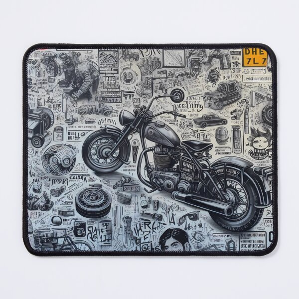Item preview, Mechanical Dreams: The Motorcycle Mura designed and sold by aminz4.