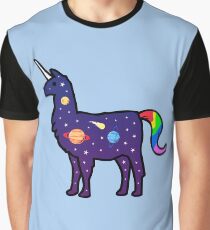 Raum Llamacorn Grafik T-Shirt