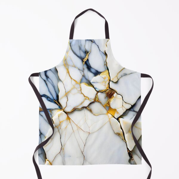 Item preview, Abstract Marble IMAGE PRINT ONLY (not real Marble) White Navy Gold designed and sold by Beachy.