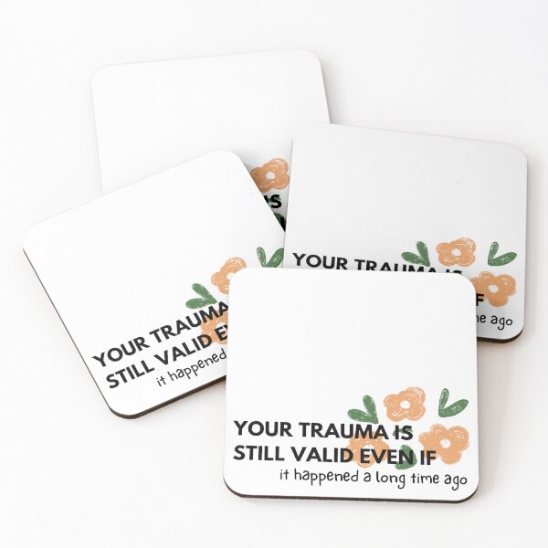 Item preview, Your Trauma is valid | Mental Health | Emotional Health | Validation | Affirmation designed and sold by Sketchbook Studio by Aqsaa.