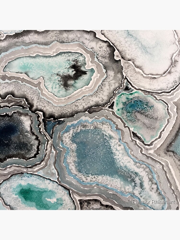 Ode To Geode - Blue/Teal by ERhinehart