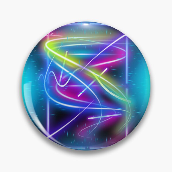 Item preview, Neon Lines Abstract designed and sold by AbeeRedB.