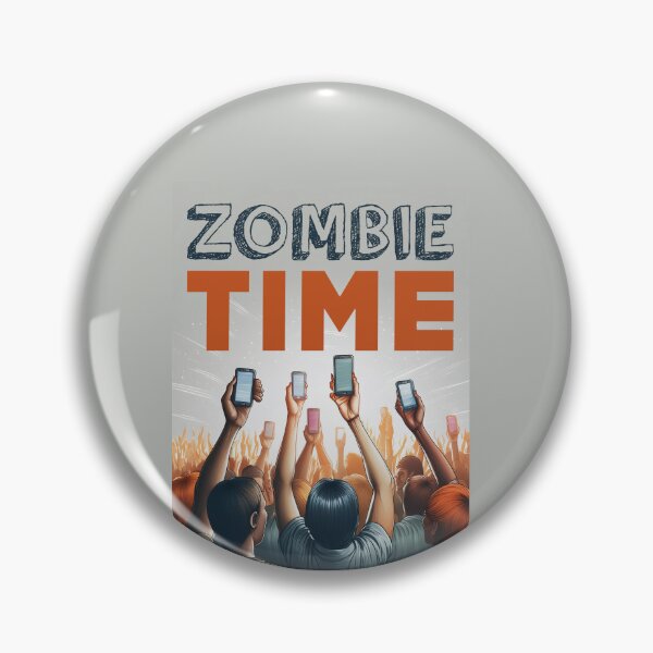 Item preview, zombie time technology modern life quotes designed and sold by La Loca.
