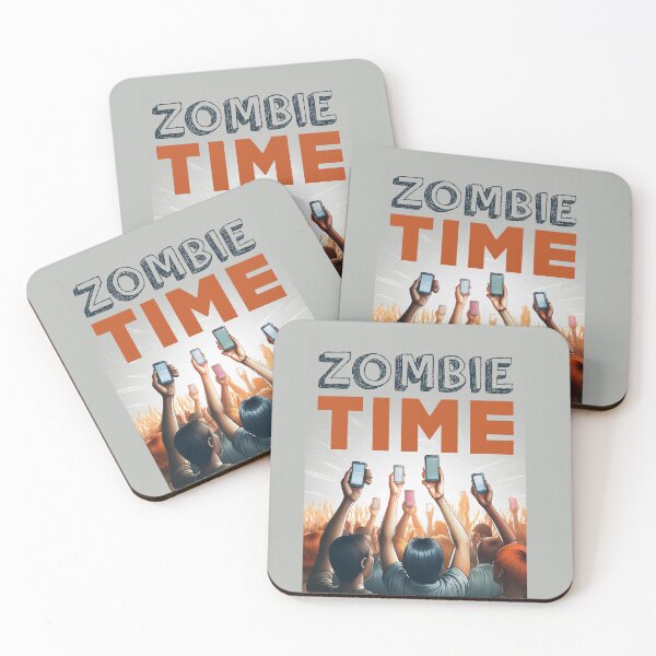 Item preview, zombie time technology modern life quotes designed and sold by La Loca.