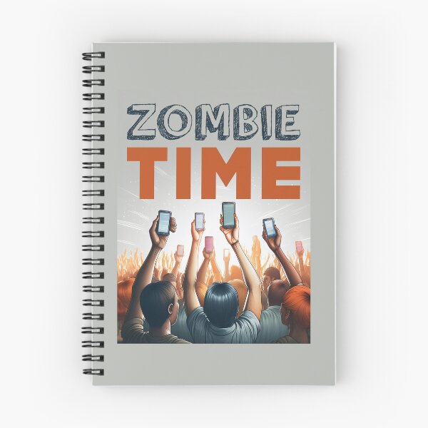 Item preview, zombie time technology modern life quotes designed and sold by La Loca.