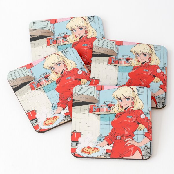Item preview, Anime girl cooking pizza  designed and sold by Millionsxi.