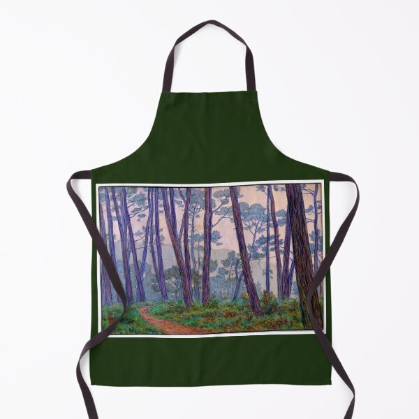 Item preview, Loguivy Woodlands France 1897 Henri Rivière designed and sold by RocketshipRetro.