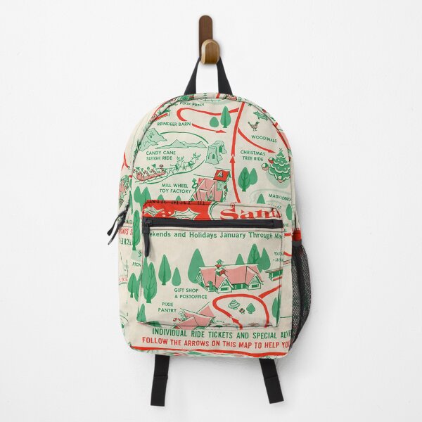 Item preview, Santa's Village Scotts Valley Vintage amusement park map designed and sold by PIXEL POP DESIGNS - Beyond the Norm!.