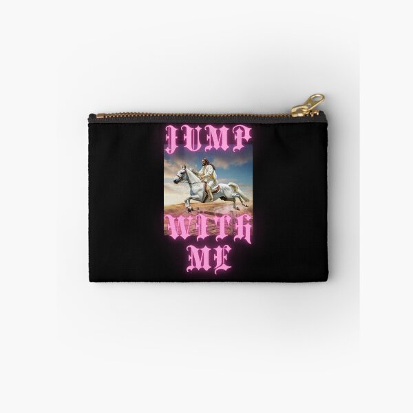 Item preview, JUMP with me say Jesus on horseback christian gothic crazy gifts designed and sold by thankful-loco.