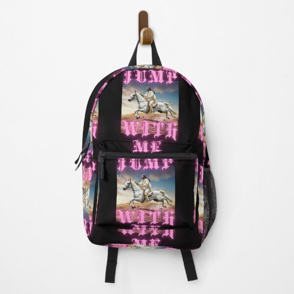 Item preview, JUMP with me say Jesus on horseback christian gothic crazy gifts designed and sold by thankful-loco.