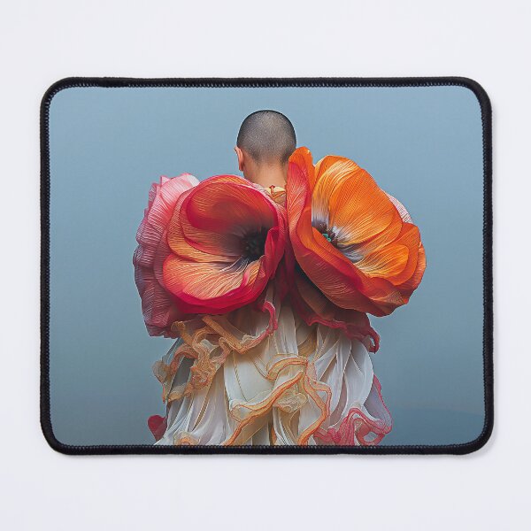 Item preview, "Abstract Surreal: Human as Exaggerated Flower" designed and sold by MacroArtHub.