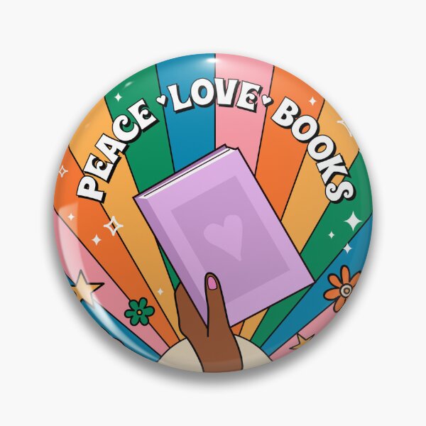 Item preview, Peace Love Books / Rainbow Colorful Cute Bibliophile Merch for Book Obsessed Readers Book Tropes Tbr designed and sold by Latinoladas.