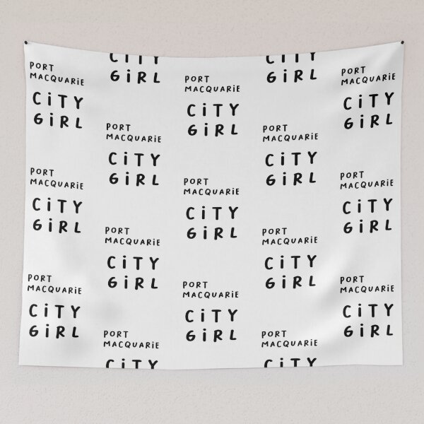 Item preview, Port Macquarie CITY GIRL | Typography Design | Minimalist Aesthetic designed and sold by RM-Journey.