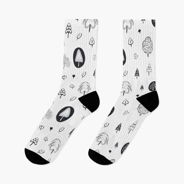 Item preview, Trees forest black and white designed and sold by nanarts.