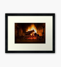 Fireplace Framed Print