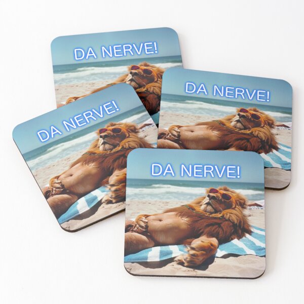 Item preview, Cowardly Lion at the Beach designed and sold by RoninWorkshop.