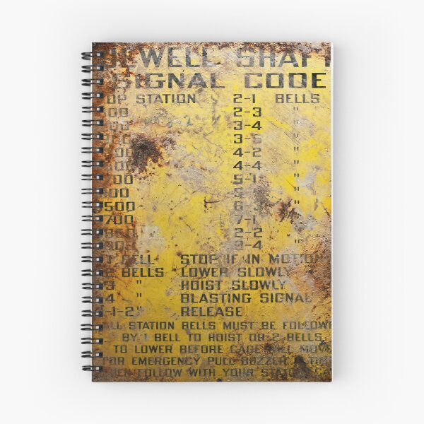 Item preview, Sunshine Silver Mine Jewell Shaft Hoist Communication Chart designed and sold by Daniel Hagerman.