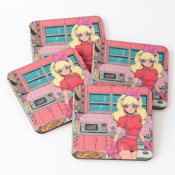 Item preview, Anime girl cooking pizza  designed and sold by Millionsxi.