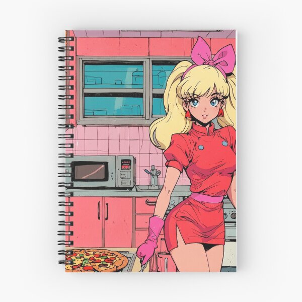 Item preview, Chica anime cocinando pizza  designed and sold by Millionsxi.