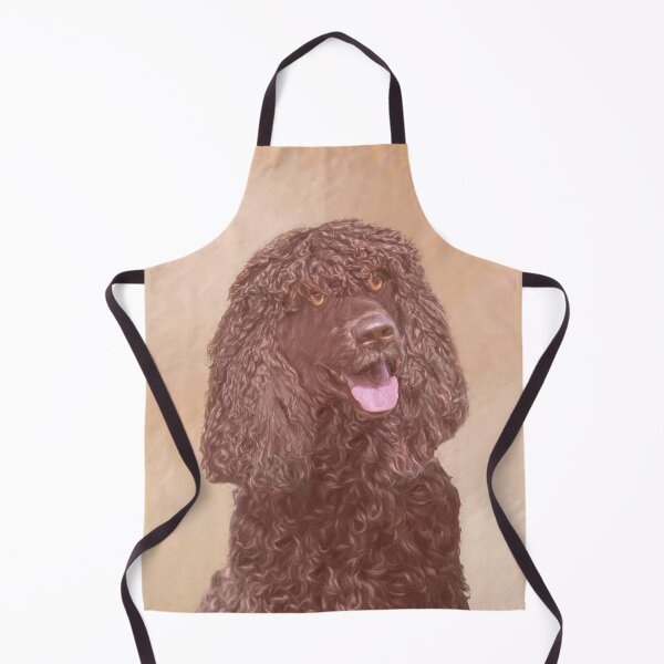 Item preview, Irish Water Spaniel Painting Original Dog Art designed and sold by alpendesigns.