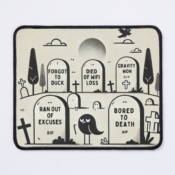 Item preview, Funny Headstones designed and sold by Blink Art Studio.