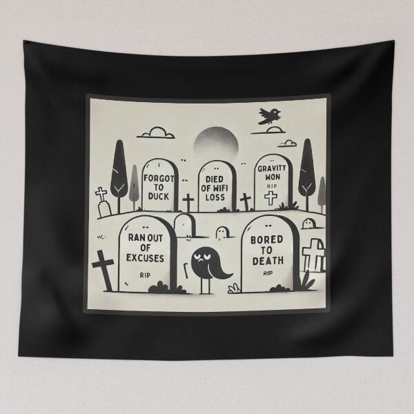 Item preview, Funny Headstones designed and sold by Blink Art Studio.