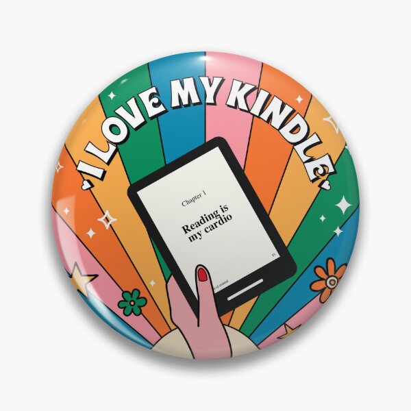 Item preview, I Love My Kindle / Rainbow Colorful Reading Lover Pretty Merch for Kindle Girlies Grumpy Sunshine Tbr designed and sold by Latinoladas.