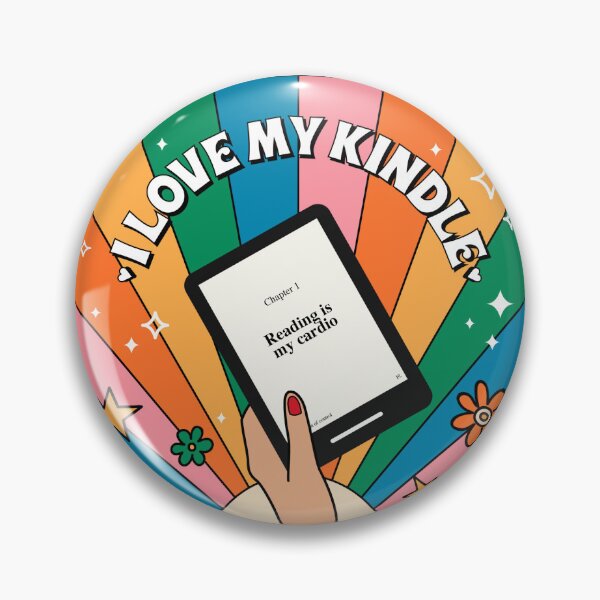 Item preview, I Love My Kindle / Rainbow Colorful Book Addicts Aesthetic Merch for Kindle Lovers Slow Burn Tbr designed and sold by Latinoladas.