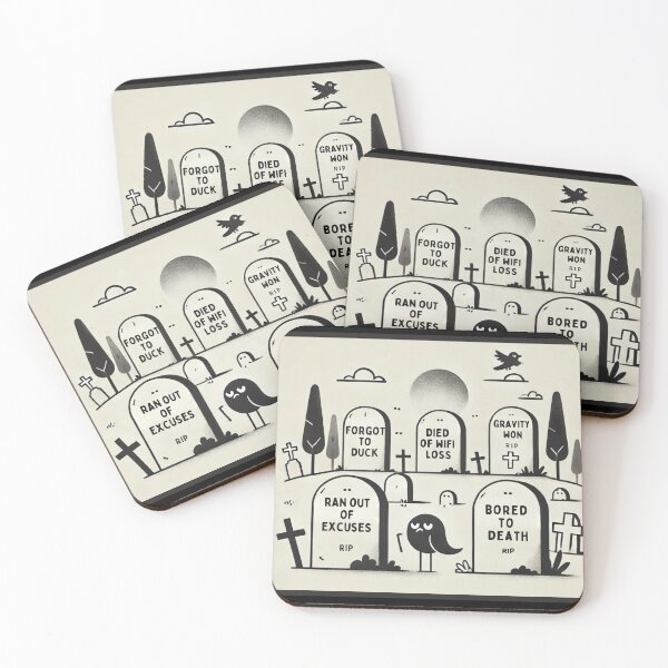 Item preview, Funny Headstones designed and sold by Blink Art Studio.