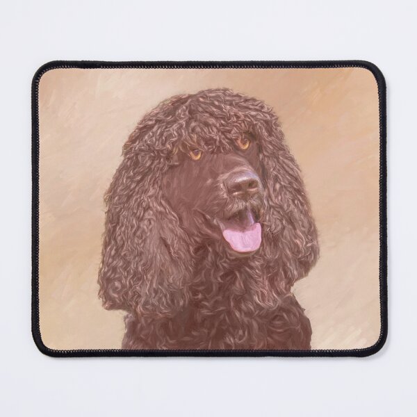 Item preview, Irish Water Spaniel Painting Original Dog Art designed and sold by alpendesigns.