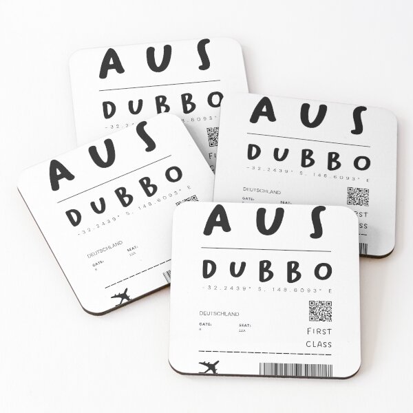 Item preview, Dubbo | Plane Ticket Design | Traveling | Tourists designed and sold by RM-Journey.