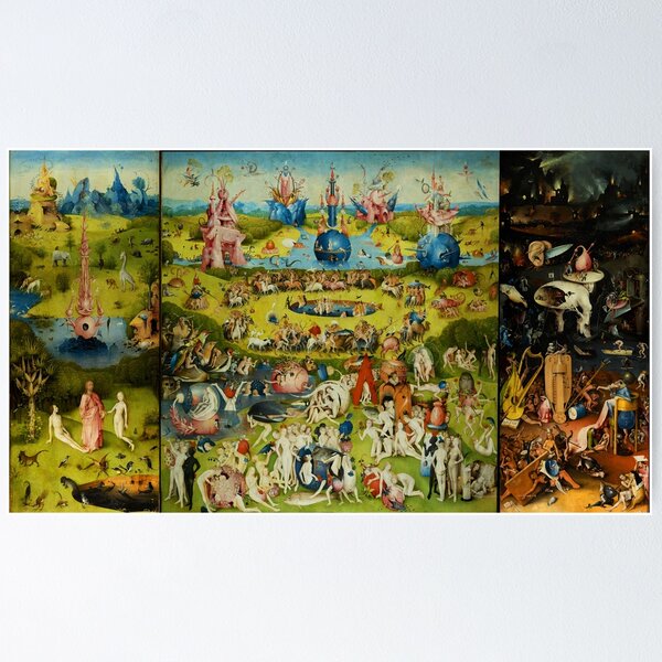 Item preview, The Garden of Earthly Delights - Garden of earthly delights by hieronymus bosch designed and sold by TeeARTHY.