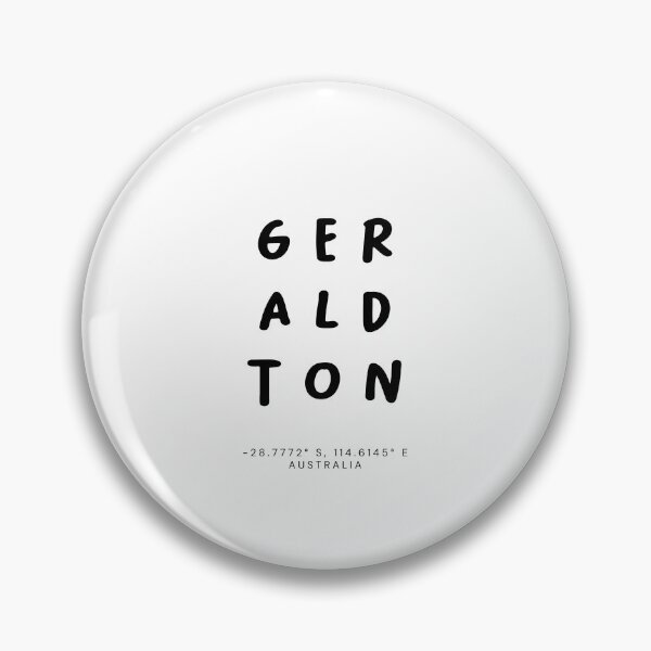Item preview, Geraldton | Typography Design | Design Map Coordinates designed and sold by RM-Journey.