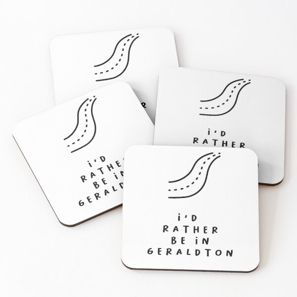 Item preview, I'd Rather be in Geraldton | Typography Design | Minimalist Aesthetic designed and sold by RM-Journey.