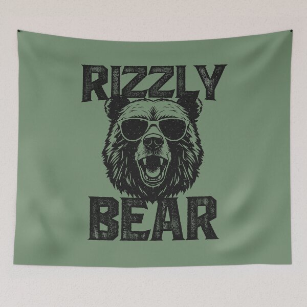 Artikelvorschau, Rizz Bär, Rizzly Bär, Grizzly Rizzel entworfen und verkauft von stylesip.