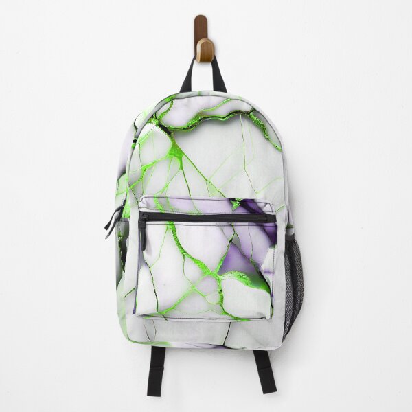 Item preview, Abstract Marble IMAGE PRINT ONLY (not real Marble) White Violet Lime designed and sold by Beachy.