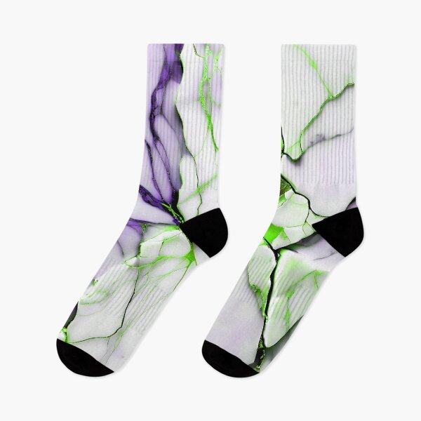 Item preview, Abstract Marble IMAGE PRINT ONLY (not real Marble) White Violet Lime designed and sold by Beachy.