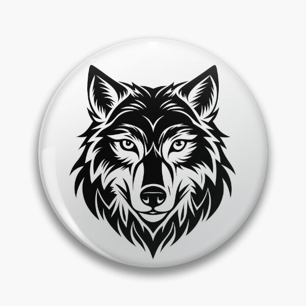 Item preview, Cool Wolf Face Close-Up Sticker designed and sold by DIUMERI.