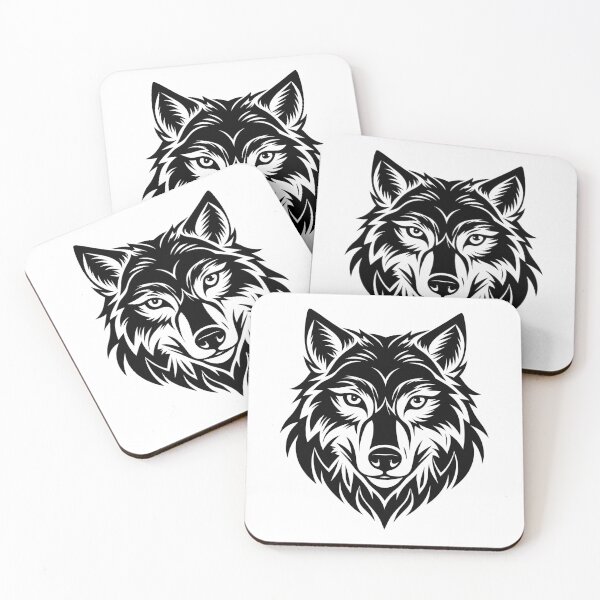 Item preview, Cool Wolf Face Close-Up Sticker designed and sold by DIUMERI.