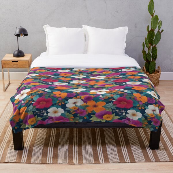 Item preview, Estampado de flores oscuras designed and sold by The Print Collective.