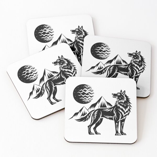 Item preview, Cool Alpha Wolf Sticker designed and sold by DIUMERI.