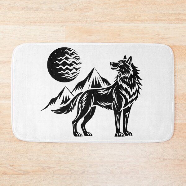 Item preview, Cool Alpha Wolf Sticker designed and sold by DIUMERI.