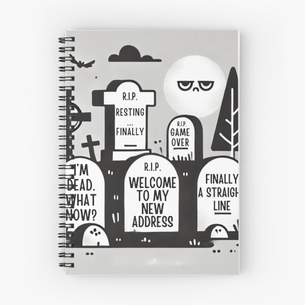 Item preview, Funny Headstones designed and sold by Blink Art Studio.