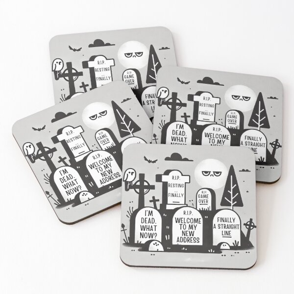 Item preview, Funny Headstones designed and sold by Blink Art Studio.