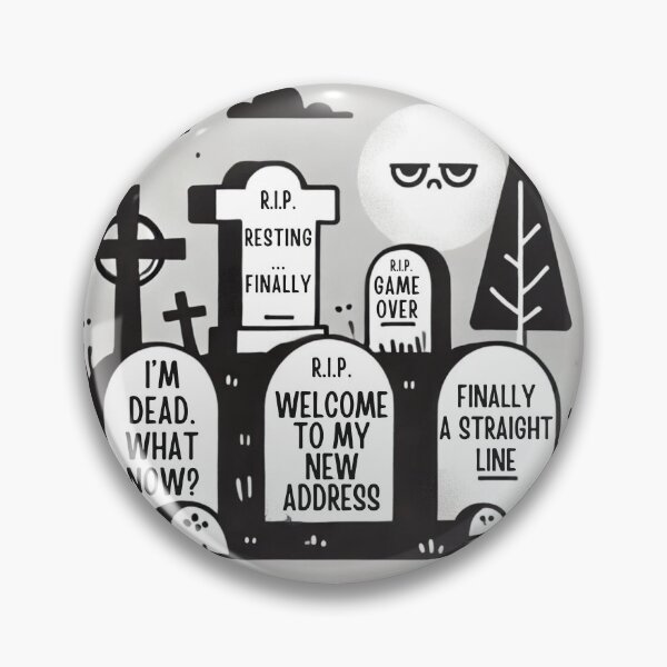 Item preview, Funny Headstones designed and sold by Blink Art Studio.
