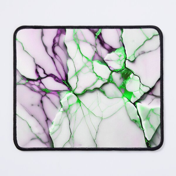 Item preview, Abstract Marble IMAGE PRINT ONLY (not real Marble) White Lilac Green designed and sold by Beachy.